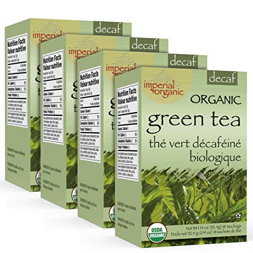 Té verde orgánico descafeinado Pack de 4 saquitos