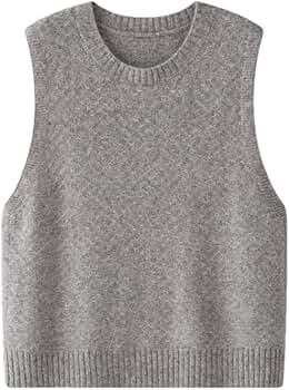 BRIEFING ◆WOMENS WR CREW NECK KNIT VEST WaiYeeHei Womens Crew Neck Knitted Vest Side Button Pullover