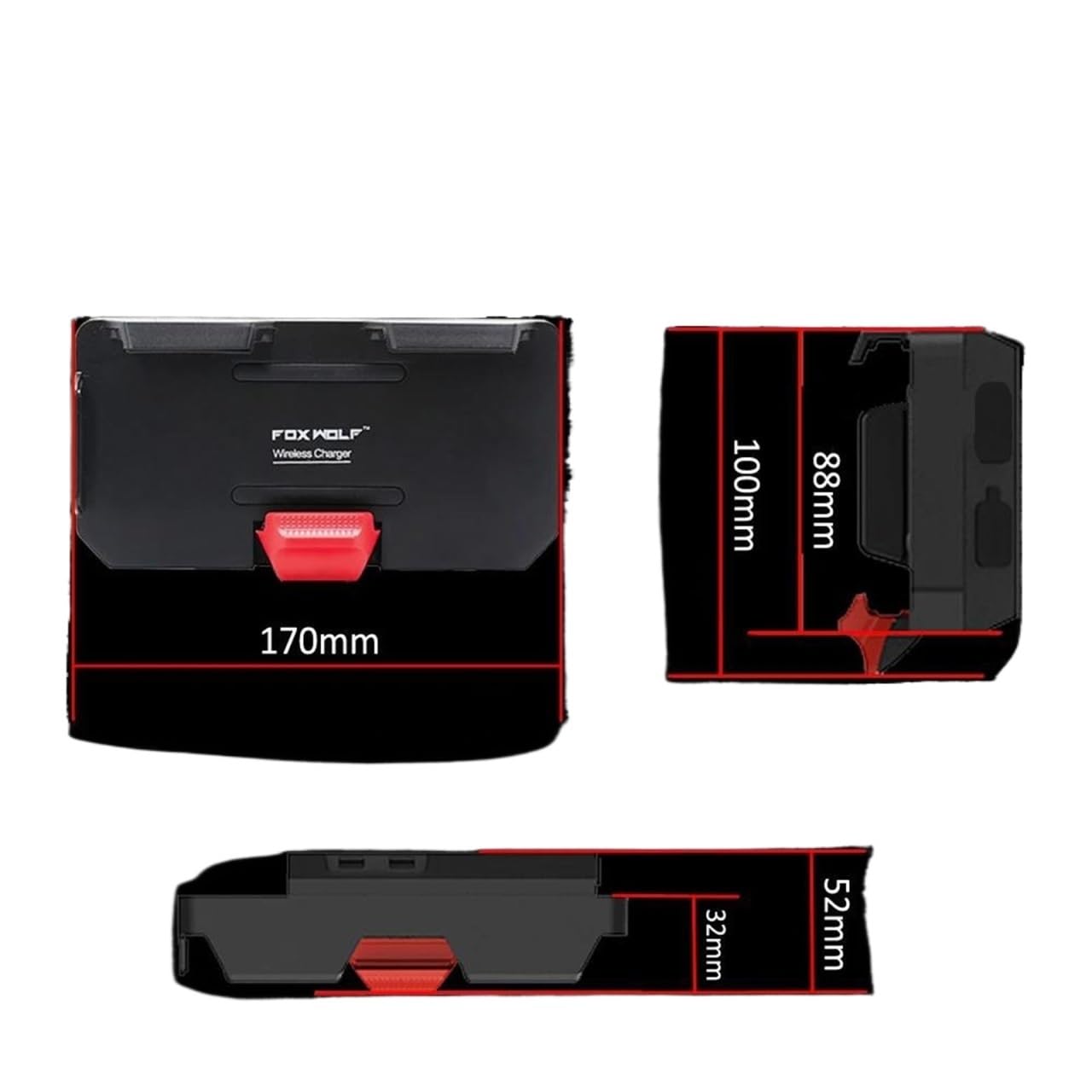 Soporte Móvil Bicicleta para BMW para R1200GS para R1250GS para R 1250 GS para F800GS para F700GS para S1000XR ADV Soporte De Teléfono con GPS Carga Inalámbrica Motocicleta Soporte Teléfono Bici