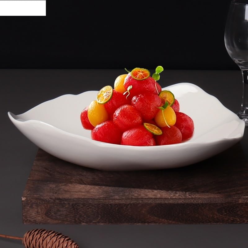 Campingteller Keramik Abendessen Gericht Kochen Platte Pasta Steak Restaurant Besteck Snack Dessert Salat Platten Dekorativer Teller(12 inch)