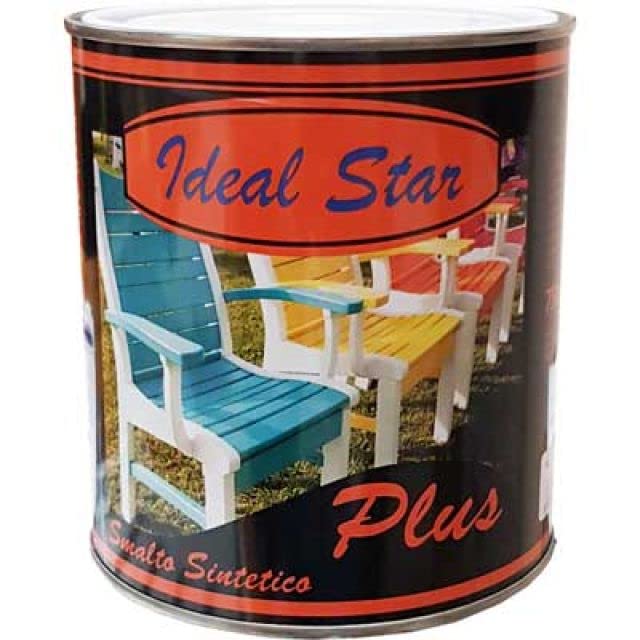 smalto 'plus' ideal star 0,750 lt - bianco perla -