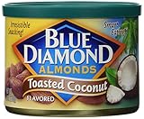 Blue Diamond Almonds-toasted Coconut Flavor, 6oz-pack of 6 Cans