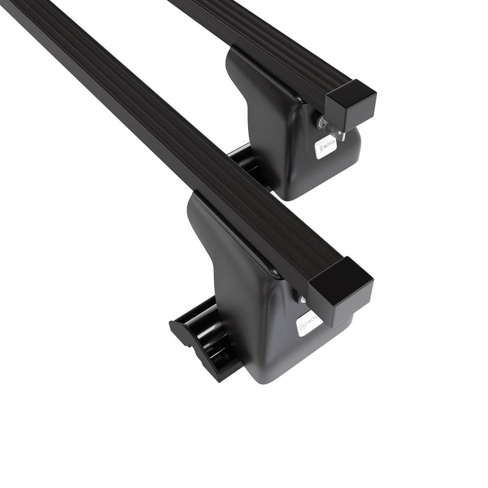 Mossa Barras de Techo Acero aptas para VW Crafter I (2006-2016) Negro | Furgoneta - perfil en T
