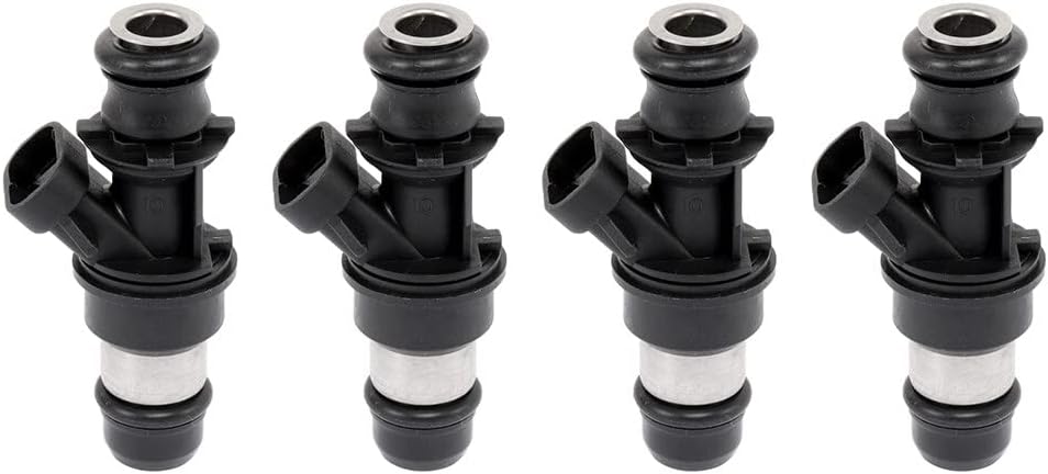 ECCPP For Chevy for GMC Fuel Injectors 4pcs 2 Holes Fuel Injector Kit 25325012 fit for 2000 2001 2002 2003 for Chevrolet S10 for GMC Sonoma 2.2L Fuel Injector