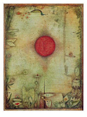 Peinture à l'huile Paul Klee pour sublimer la décoration murale d'un salon moderne