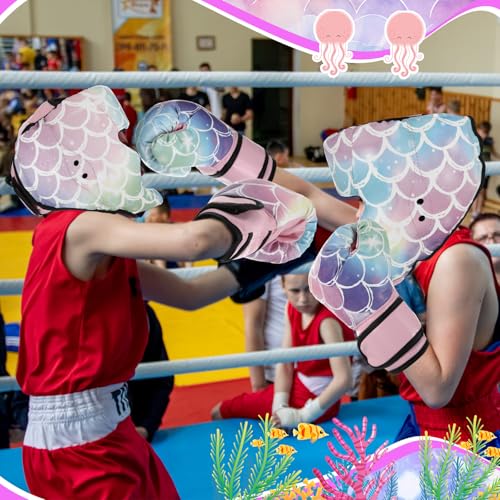 Image of Arrowbash Boxing Headgear and Gloves Set for Kids 6oz Boxing Gloves and Wrestling Headgear Sparring Equipment for Boxing Kickboxing Muay Thai BJJ Karate Training