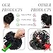 BwelsZJ Large Messy Bun Hair Piece Curly Synthetic Extensions Scrunchies Fake Chignon Updo Hairpieces for Women Darkest Brown