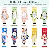 Caja de Regalo de Crema Manos, 20 Piezas 30g Mini Cremas de...