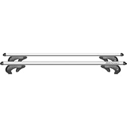Baca Citroen Berlingo 2021 MENABO BRIO - Barras portaequipajes, 120 cm, Plata