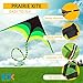 HENGDA KITE Classical Prairie Delta Kite for Kids & Adults,and Cartoon Monkey Diamond Kites Easy to Carry with Flying Line