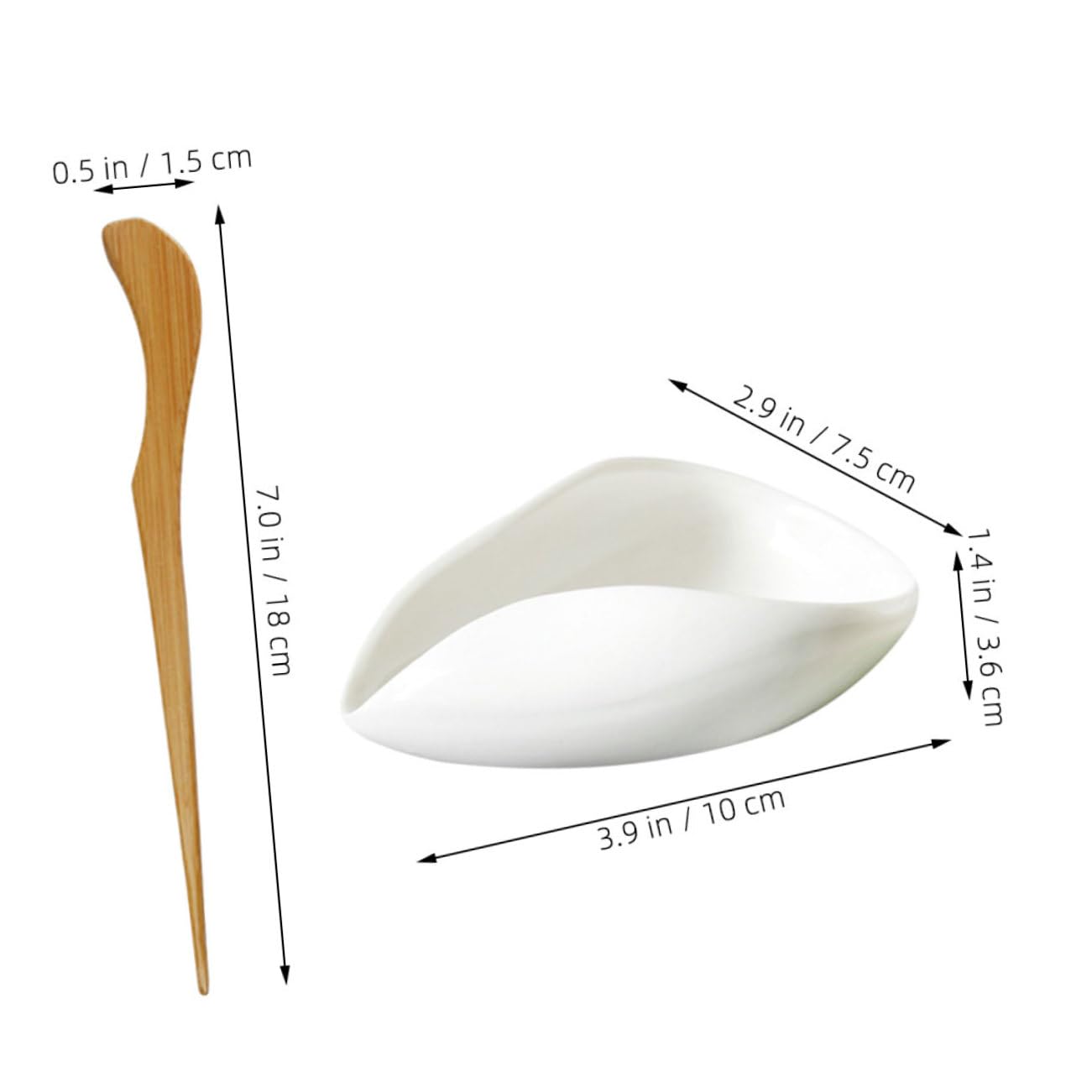 Luxshiny 1set Tea Scoop Multi-function Loose Leaf Holder for Tea Ceremony Accessories Elegant Design for Home Office Dishwasher Safe