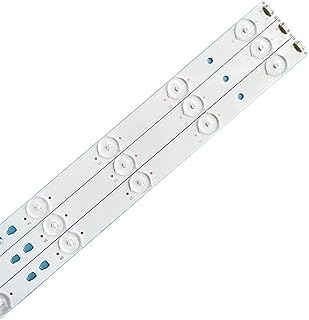 HABITZ 10 LED 635mm LED TV Illumination Compatible with Telefunken 32s52dtv2s TF-LED32S41T2 TF-LED32S52T2S 32" LED Bar Backlight Strip Line Rulers (Color : 15 Pieces for 5TV)