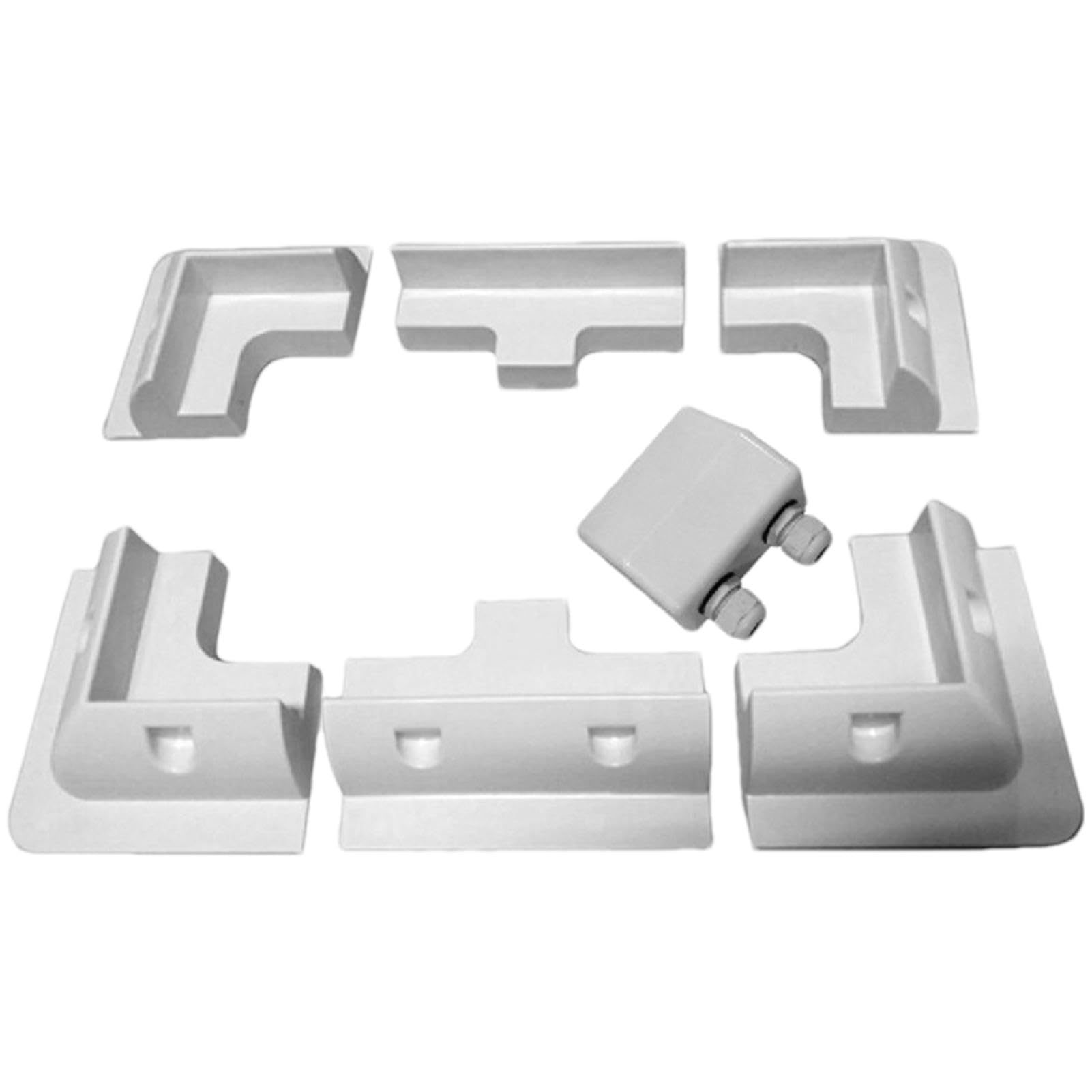 Staffe di montaggio ,Montaggio del pannello solare | Kit di supporto | per capannone senza trapani | Kit di montaggio solare, staffe , kit di supporto angolare, resistente ai raggi UV,