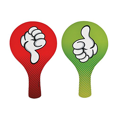 Thumbs Up / Thumbs Down Classroom Voting Paddles (set of 24) Teacher Classroom Supplies and Auction Signs