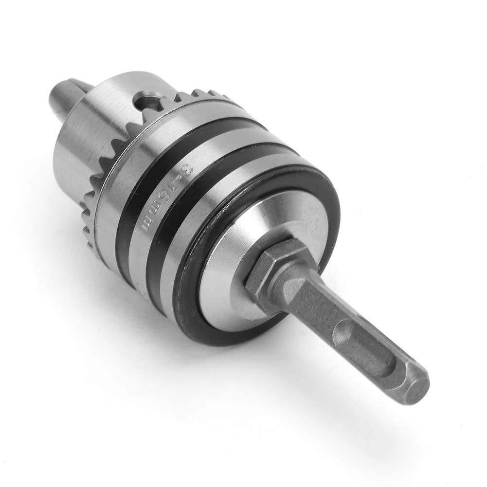 3.0-16MM 1/2-20UNF Bohrfutter-Adapter-Kit, UNF-Schlüsseltyp Elektrisches Bohrfutter mit SDS-Elektrohammer-Vierkantschaft-Adapter