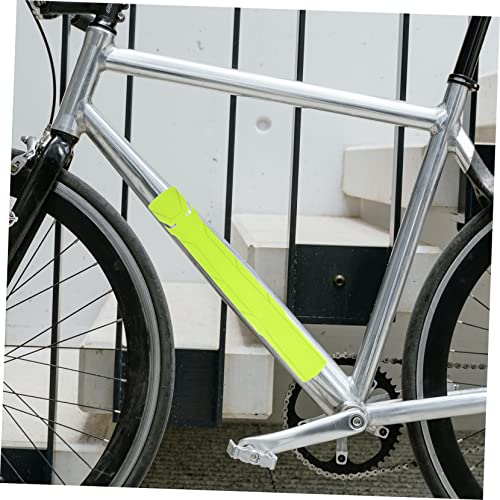 Cinta protectora para llanta y cuadro de bicicleta, PVC, color verde claro, 39,5 x 6 cm miniatura 6