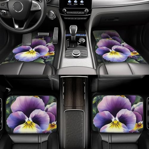 Tapis de sol de voiture toutes saisons avec talonnette haute résistance