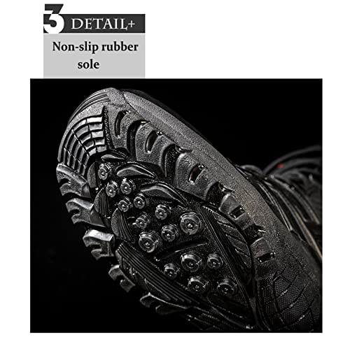Waterproof Hiking Work Boots Men's Tactical Boots 8 Inches Lightweight Military Boots Breathable Desert Boots3