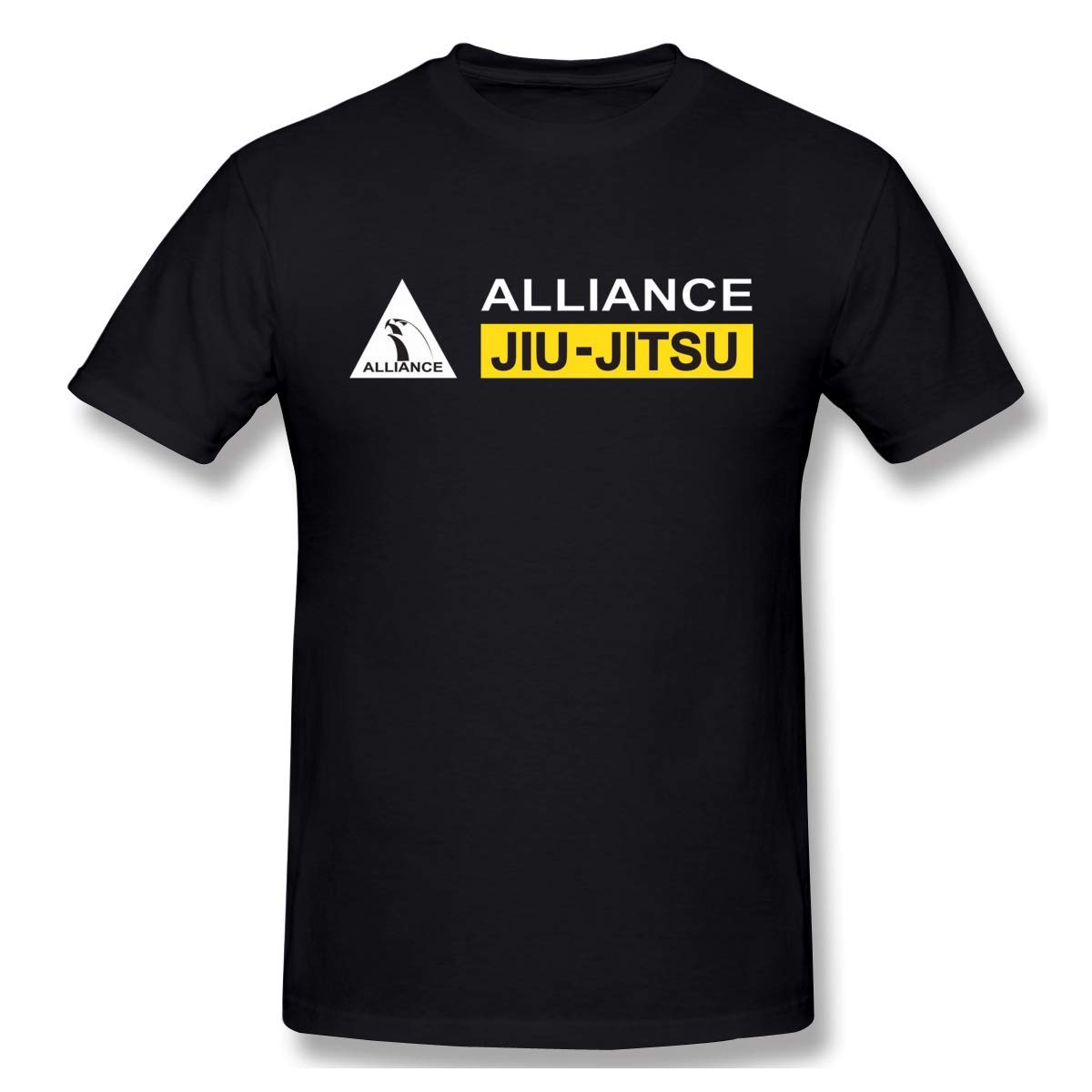 XEERASMens Tee Tops Print with Alliance Jiu Jitsu Design Short Sleeve Shirts