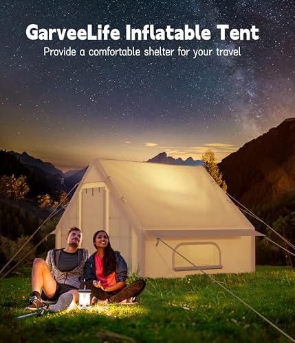 Carpa inflable para 6-8 personas GarveeLife, grande y resistente miniatura 7