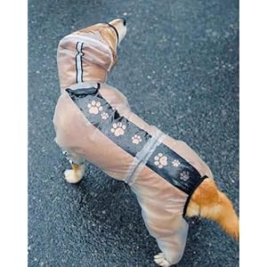 Olsadograincoathoodedponchoreflective4legslickerjacketforrainsnowwaterproofsmalltolargedogs Urban Country Home Decor Olsa dog raincoat hooded poncho reflective 4 leg slicker jacket for rain snow waterproof small to large dogs urban country home decor