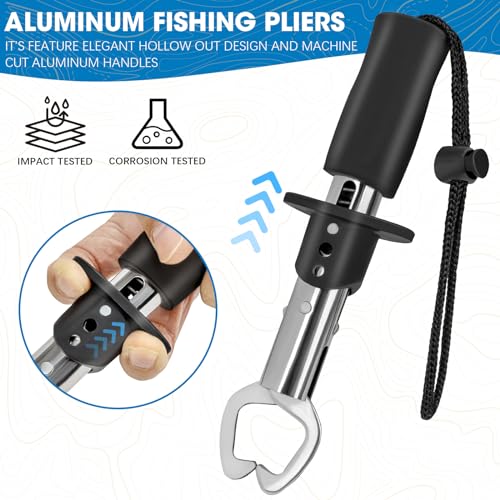 THKFISH-79-Pcs-Fishing-Tool-Kit-Fishing-Backpack-with-Tackle-Boxes-Fishing-Pliers-Kit-Fishing-Bait-Lure-Gear-Kit-Include-Fish-Hook-Remover-Fishing-Lures-Lip-Gripper