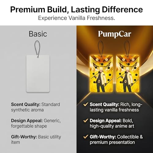 Image of PumpCar 2 pieces ninja double-sided hanging Japanese anime vanilla car air freshener Cool anime hanging air fresheners for rearview mirror Car Interior Accessories Household gifts