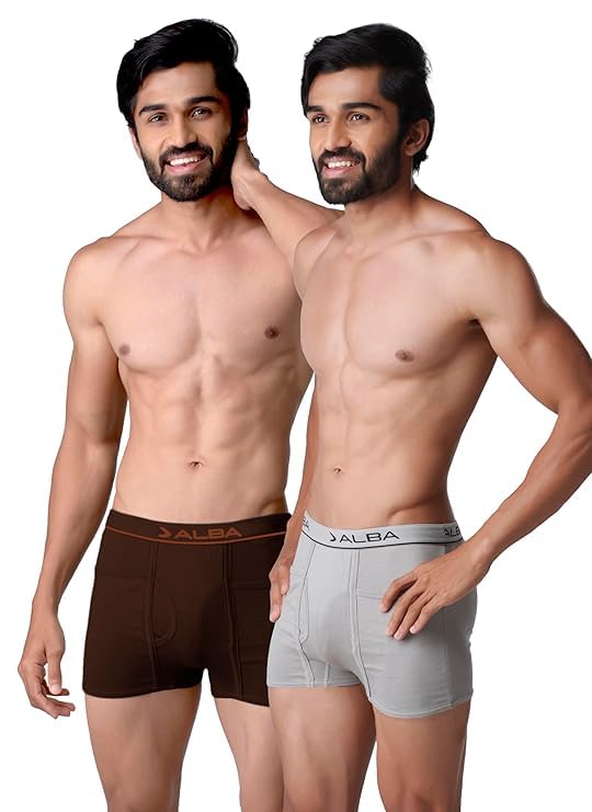 Rider Men Cotton Trunks Pack of 2 Shorts Sports Innerwear Gym Tights Style Trunks Workout, Running & Everyday Wear-image-45