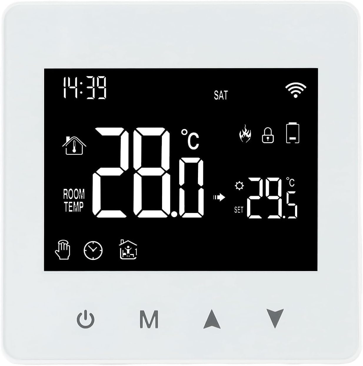 Thermostat intelligent chaudière gaz WiFi avec programmation hebdomadaire Nice