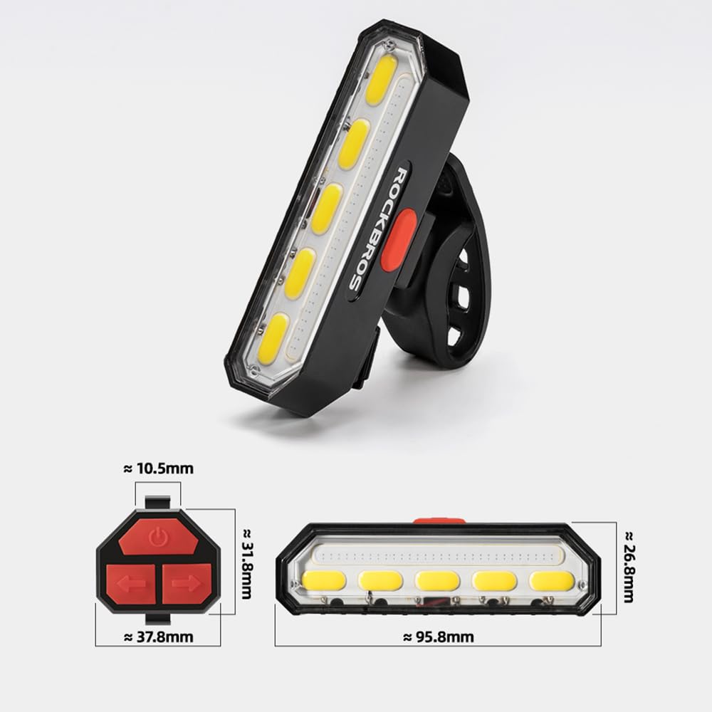 Bike Tail Light Cycling USB Torcia Ricaricabile Wireless Impermeabile Telecomando Luce Posteriore MTB Accessori Stradali