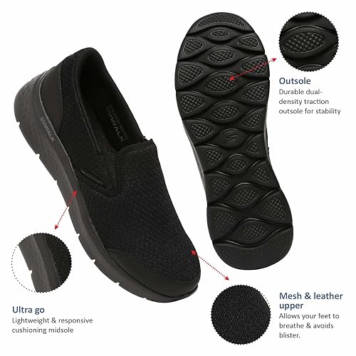 Skechers Men's Go Walk Flex Request Walking Shoe - Image 4