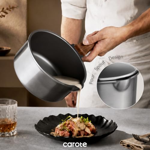 Image of CAROTE 26pcs Pots and Pan Set Nonstick, Cookware Sets | Durable, Easy to Clean, Even Heating, Kitchen Cooking Set, Induction Compatible, with Wok