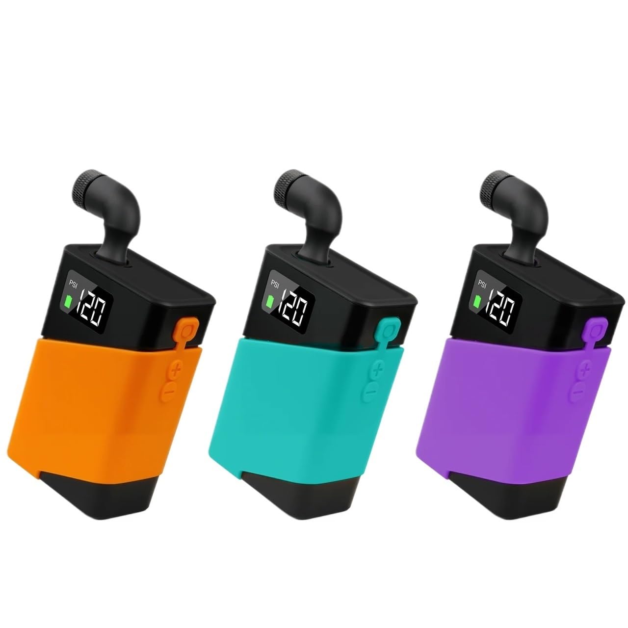 1 szt. Mini elektryczna pompka rowerowa przenośna pompa powietrza akcesoria rowerowe MAX 120 PSI