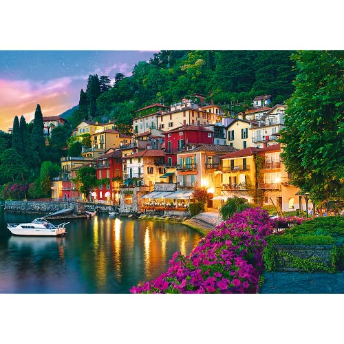 Trefl Lake Como, Italy - Rompecabezas de 500 Piezas 18.9"x13.4" miniatura 2