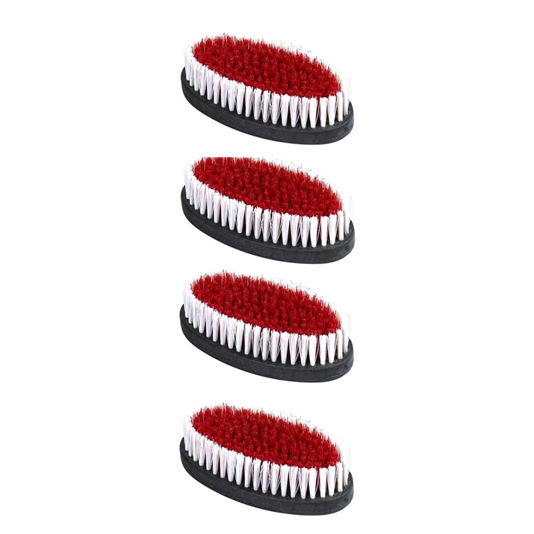 Navya AgrialliedCloth Washing Brush Medium Hard wash Floor Also Cleaning Brush Laundry Brush, Also use for t-Shirt Jeans Mats Carpet Bag Bed Sheet Cover Washing etc. Multi Colour ( Set of 4 )