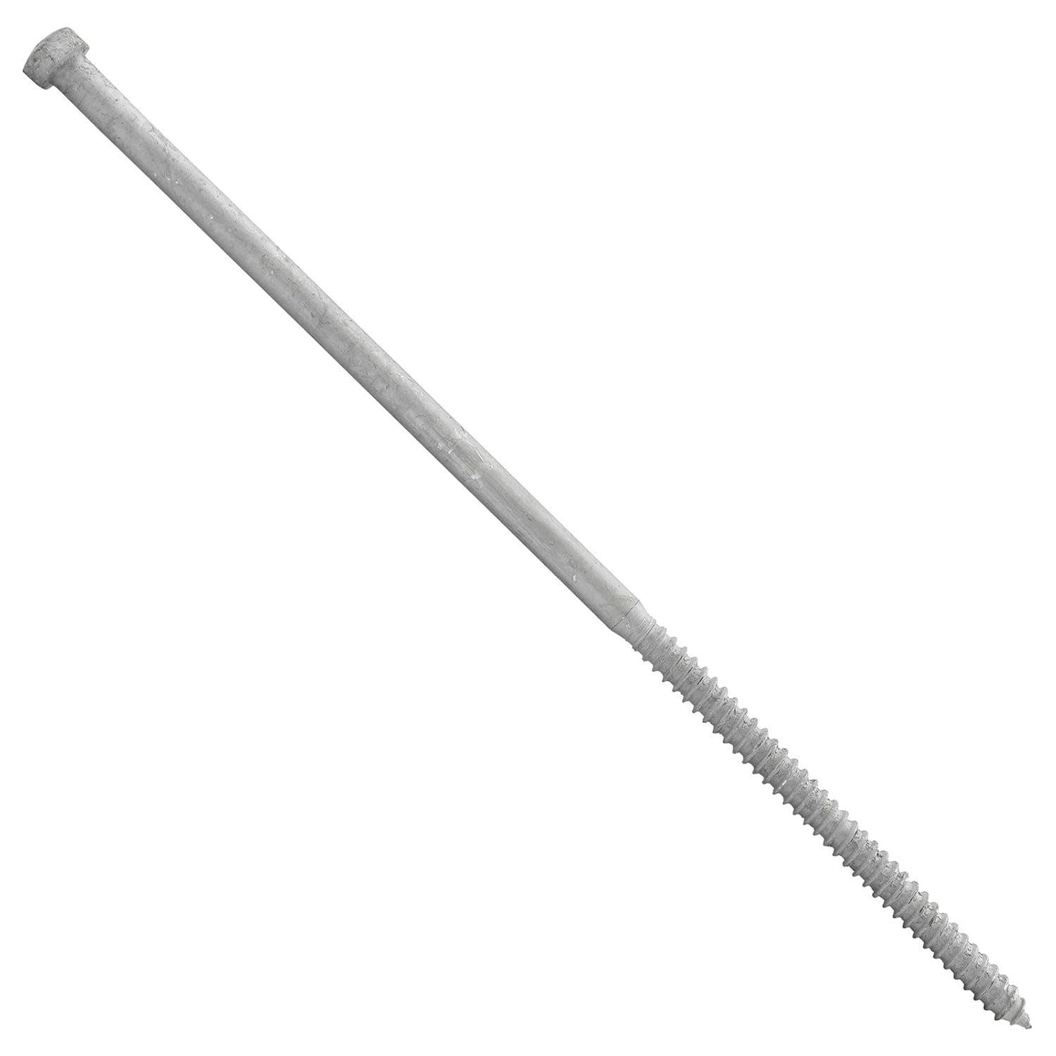 Conquest 1/2"-6 x 18 Lag Bolts, Hot Dip Galvanized, Coarse Threads Hex Head, Corrosion-Resistant for Outdoor, Wood, and Structural Projects (10 Pack)