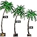 Kringle Traditions 6-Ft 10-Function LED Lighted Palm Tree - Pre-Lit Artificial Palm Tree Decor - Remoted Controlled with Timer