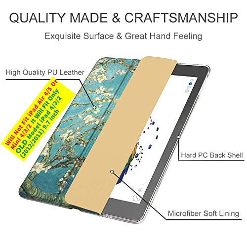 Image of DuraSafe Cases for iPad Old Model 4th 3rd 2nd Gen Case A1458 MD513HN /A A1416 MC705HN /A MD328HN /A MD336HN /A A1395 MC769HN /A MC954HN /A MC960HN /A MC979HN /A A1459 MD514HN /A MD511HN /A MD512HN /A - Blossom