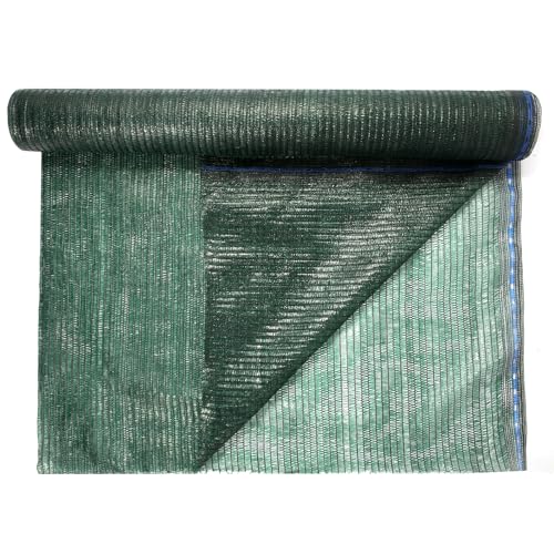 WindscreenSupplyCo] 40% 6' x 100 FT Eyelets Shade Cloth Roll Sunblock Shade UV Resistant Net for Garden Greenhouse Flower Plant Patio Kennel, Green - PS6140GRNX1