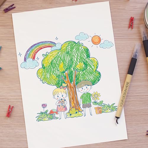 Image of PaperO A3 Sketch Loose Leaf Paper /Drawing Sheets | 140 GSM | 50 Sheets | Premium Art Paper for Artists, Designers, Sketching, Illustration & Craft Projects | Size (42 x 29.7 cm) | (A3 Pack of 2)