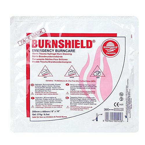 Pansement Burnshield 20x45 cm - Masque visage hydrogel