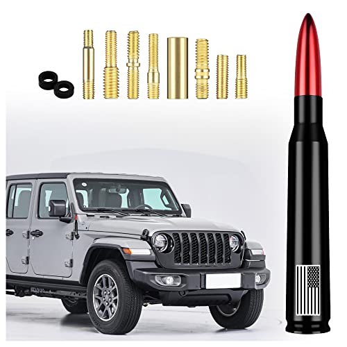 KIFIDAN Car Truck Bullet Antenna AM/FM Radio Antenna Adapter,Car