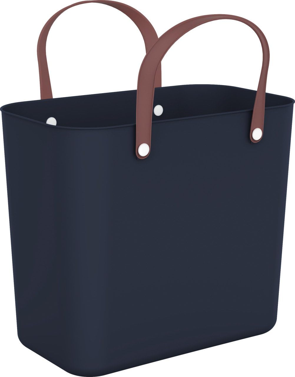 Rotho Multibag Style Albula Midnight - Borsa multiuso per la spesa, 25 l, colore: Blu