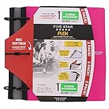 Five Star Flex NoteBinder - 1 inch Capacity, 11.5 x 11 inches, Notebook and Binder All-in-One - 2 Pack - Multi Colored (Pink-Grey)