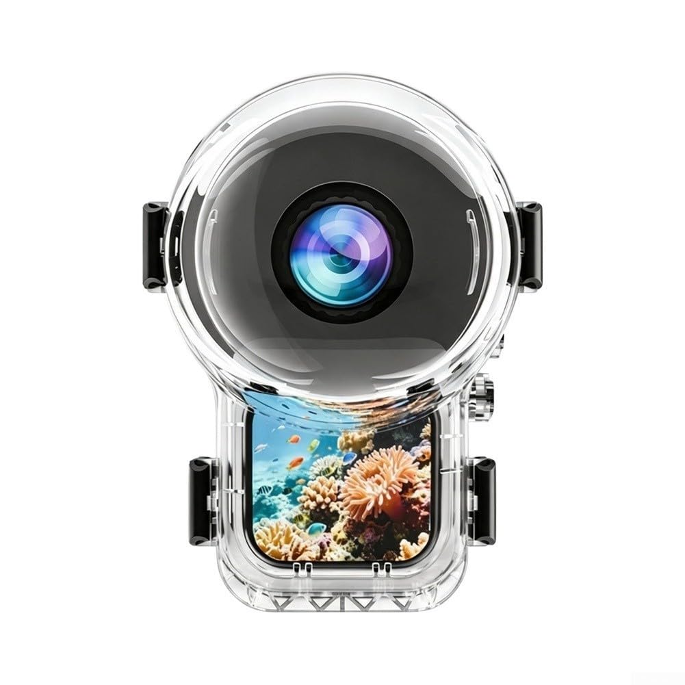 Magnetisch für Schnellentriegelung, Tauchgehäuse für Insta360 X6, 60 m