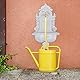 Relaxdays XL Wandbrunnen antik, mit Wasserhahn, nostalgisch, Waschbecken Garten, Aluguss, HBT 75 x 44 x 22 cm, schwarz