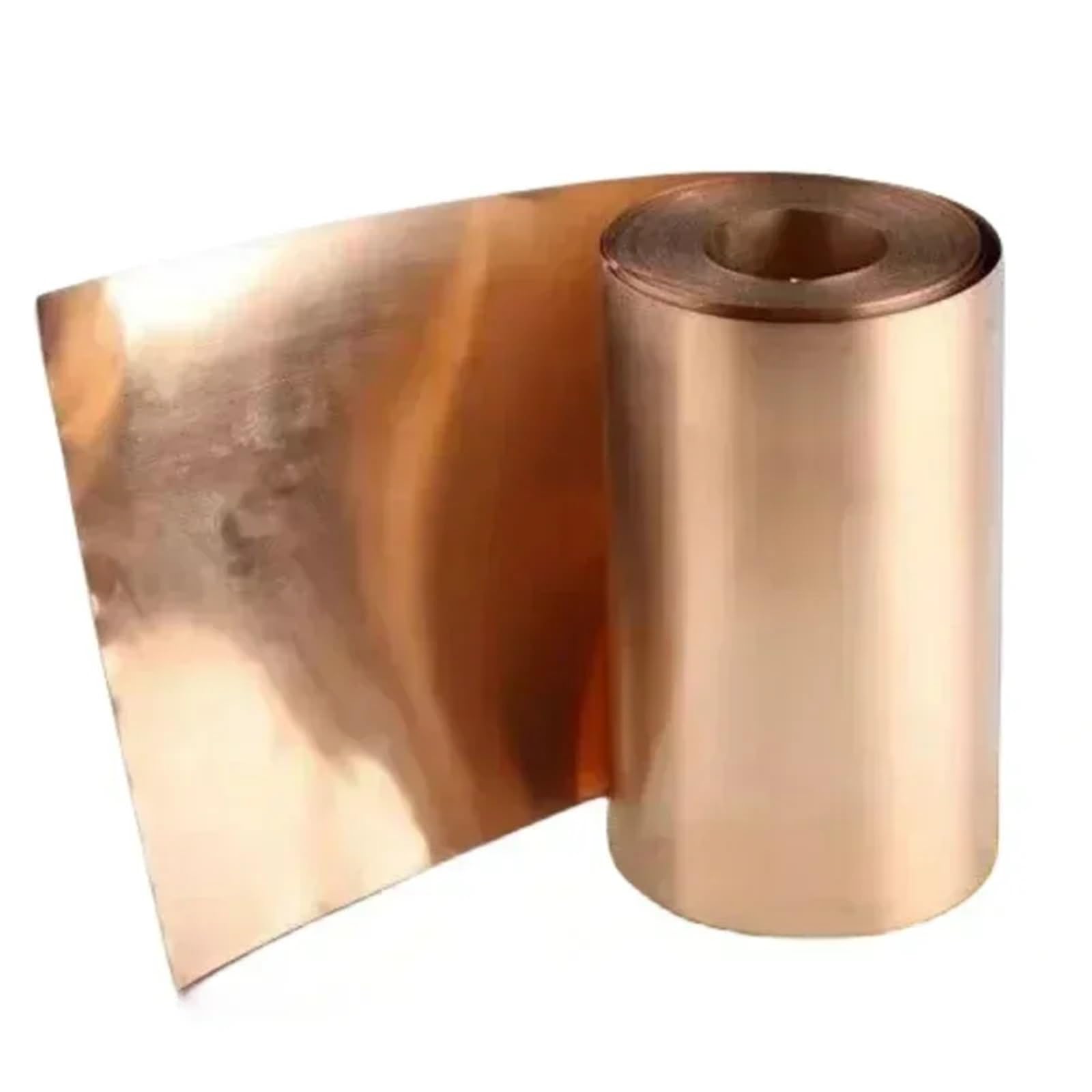Rolka blachy mosiężnej, Mosiężna blacha miedziana berylowa Elastyczność Twardość Grubość 0,05-1, mm(0.8mmx200mmx500mm)