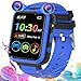 Montre Intelligente pour Enfants 16 Jeux - Musique MP3 Montre Enfants Fille Garçon, Montre à écran Tactile pour Enfants avec 2 Caméra, Alarme, Podomètre, Montre Enfant Jouets éducatifs 3-12