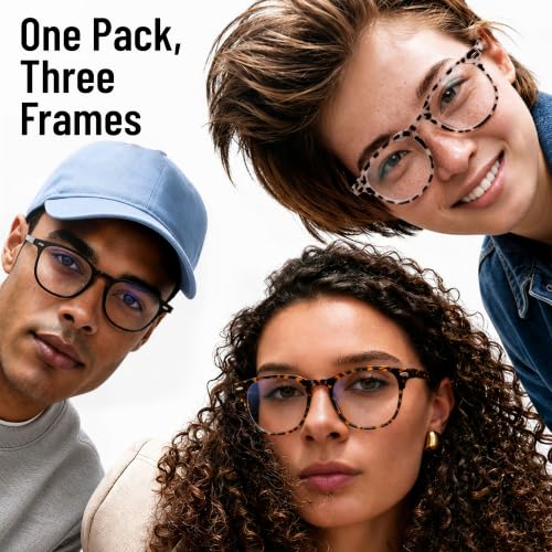 Image of Gaoye Blue Light Glasses for Woman 3 Pack