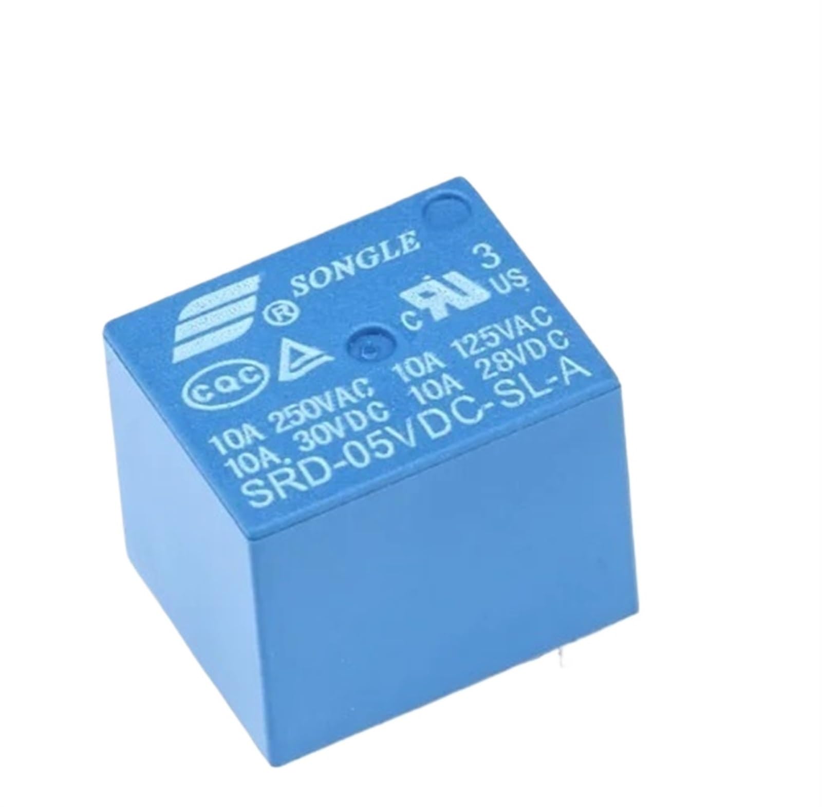 DSZUJTYROP 5Pcs Relays SRD-03VDC-SL-C SRD-05VDC-SL-C SRD-06VDC-SL-C SRD-09VDC-SL-C SRD-12VDC-SL-C 3V 5V 6V 9V 12V 24V 48V 10A 250VAC 5PIN(SRD-24VDC-SL-C)